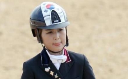 과거 승마선수 시절 정유라씨 모습. /자료사진