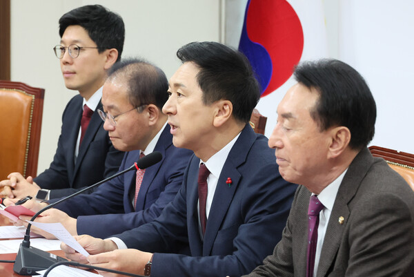 발언하는 김기현 국민의힘 대표./사진제공=연합뉴스
