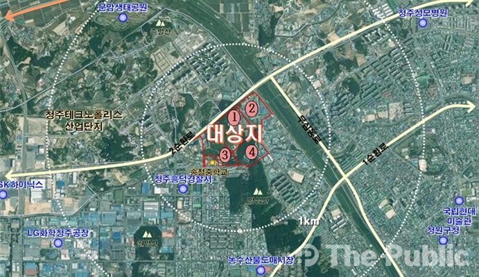 송절지구 위치도. /청주시 제공