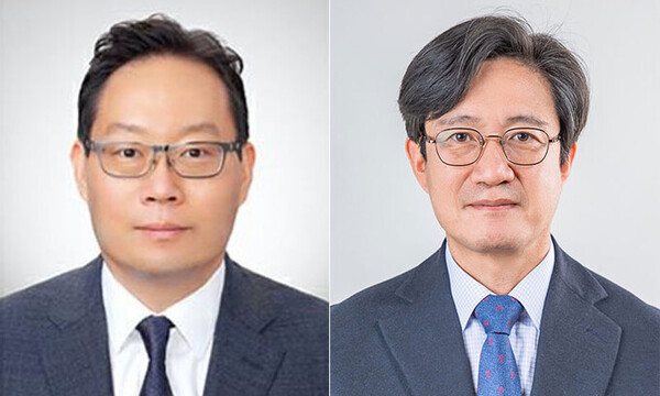 최현석 고용노동부 기획조정실장(왼쪽), 이창흠 환경부 기후탄소정책실장