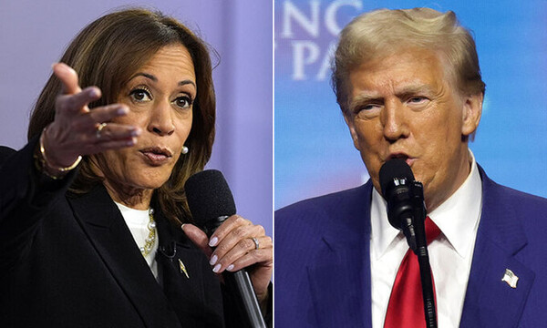 민주당 후보 카멀라 해리스 부통령(왼쪽), 공화당 후보 도널드 트럼프 전 대통령(AP 연합뉴스)