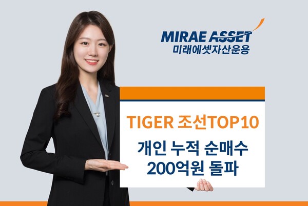 ▲미래에셋자산운용 ‘TIGER 조선TOP10’ [사진제공=미래에셋자산운용]