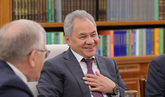 러시아 쇼이구 안전이사회 서기장 [평양 조선중앙통신]