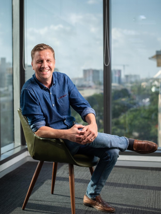 벨기에 출신 벤 베르하르트 오비맥주 대표이사.(연합뉴스)