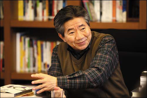 노무현 전 대통령과 서재