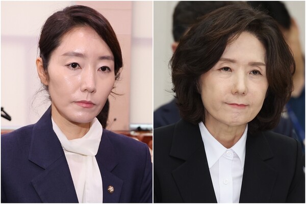 강선우 여성가족부(왼쪽)·이진숙 교육부 장관 후보자 [사진=연합뉴스]