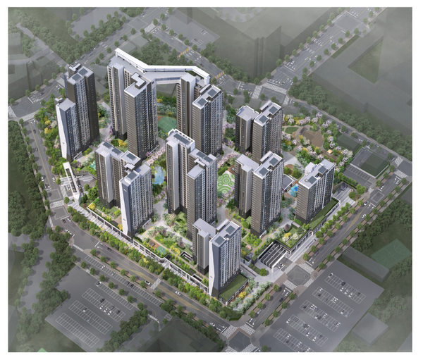 디에이치 아델스타 조감도 [사진=현대건설]