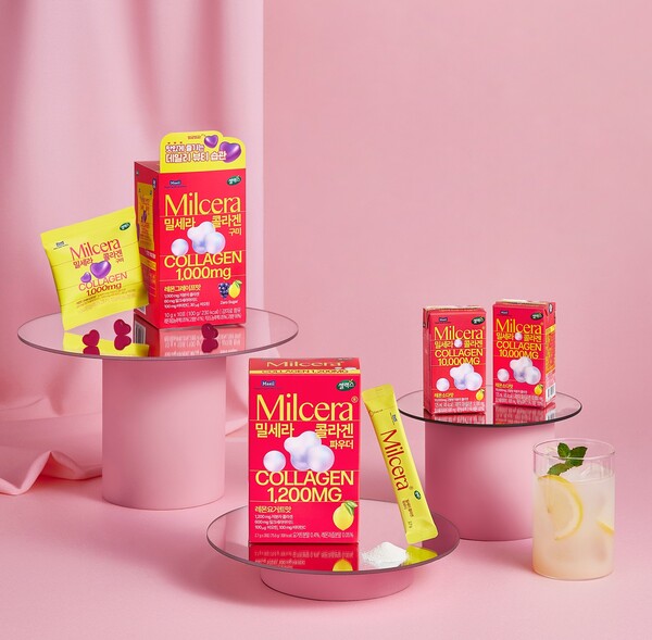 셀렉스 밀세라 콜라겐 드링크, 파우더 스틱, 구미 [사진=매일유업뉴트리션]