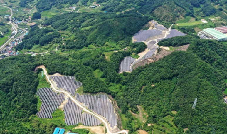 친 환경 테양광 발전이 멀쩡했던 자연 환경을 훼손하고 있다. 장마가 오면 산사태가 나고 패널에 있는 수은으로 생태계가 파괴된다.