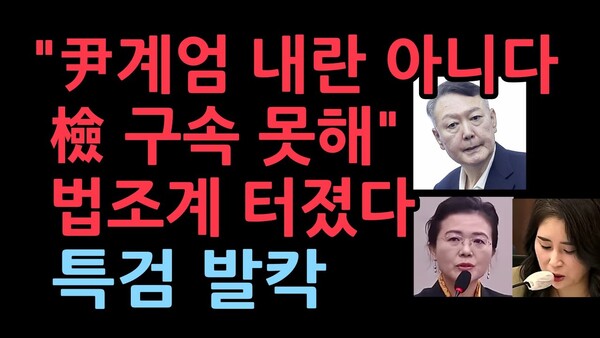 특검도 "윤 계엄은 내란 아니다. 검, 구속할 수도 없다" 터졌다. 김계리 변호사, 차진아 교수 밝혔다 (2025.10.17)/ 출처=성창경TV