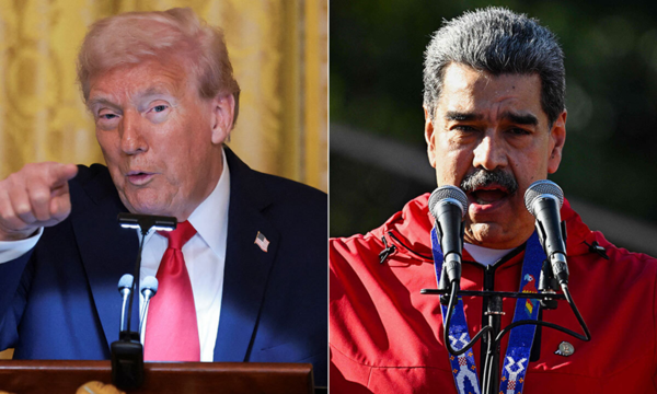 도널드 트럼프 미국 대통령(왼쪽), 니콜라스 마두로 베네수엘라 대통령. (로이터·AFP연합뉴스)