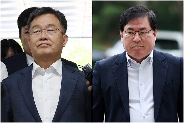 화천대유자산관리 대주주 김만배와 유동규 전 성남도시개발공사 기획본부장 [연합뉴스]