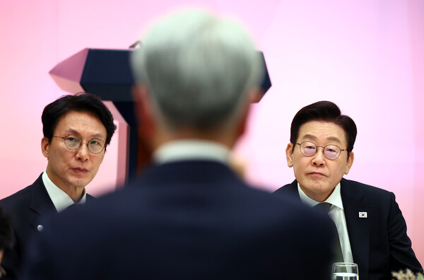 김민석 국무총리와 이재명 대통령 [연합뉴스]