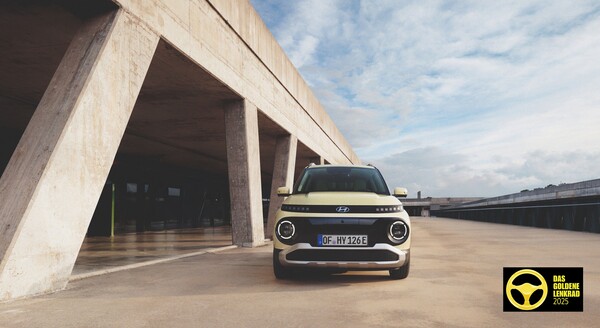 현대차 캐스퍼 일렉트릭이 ‘2025 골든 스티어링 휠 어워드’에서 ‘2만5천 유로 미만 최고의 차’로 선정됐다. 사진 제공=현대자동차.