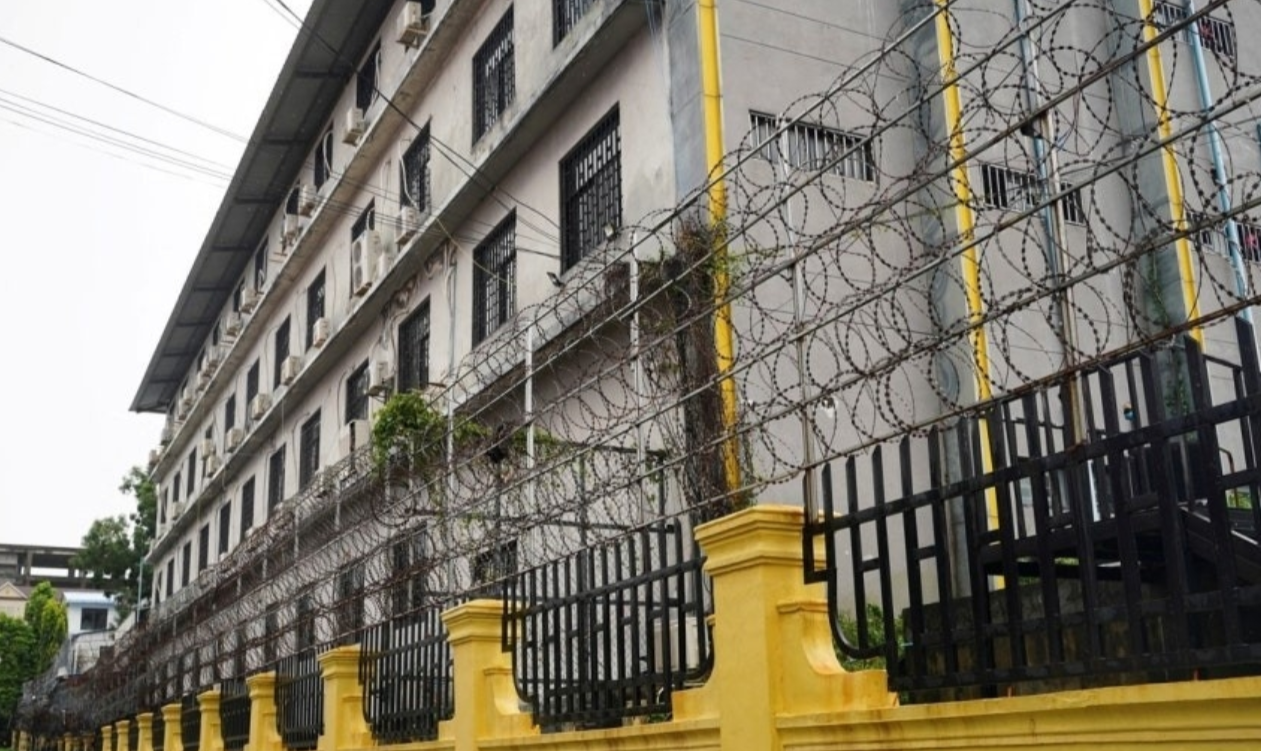 캄보디아의 한 사기 작업장 건물.